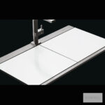 Νεροχύτης Κουζίνας Ανοξείδωτος Iris 89,7x51 Αpell Inox White glass - Image 3