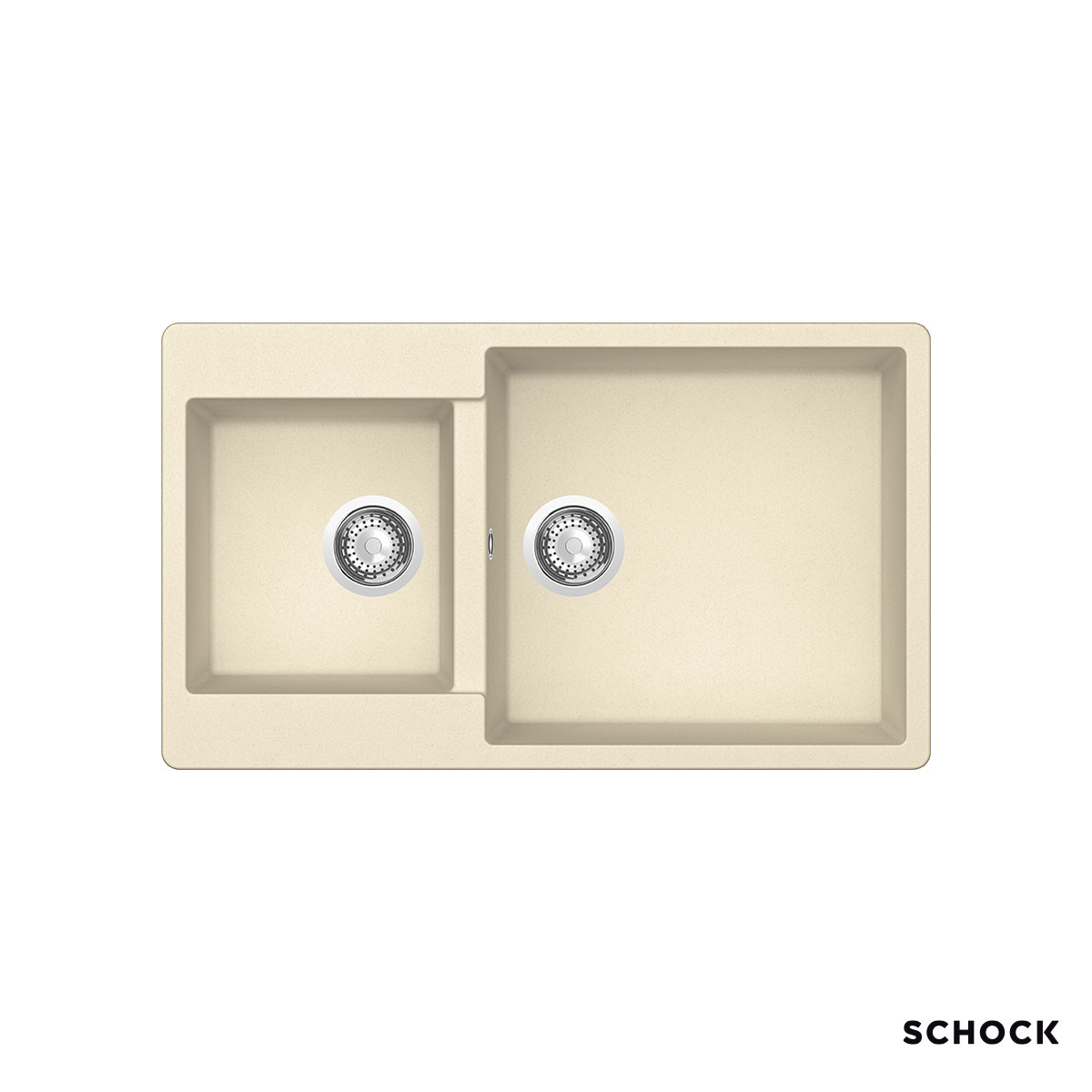 Νεροχύτης Κουζίνας Γρανίτη Element 86x50 Schock Cristalite Vanilla Granite Νεροχύτης Κουζίνας Γρανίτη Element 86x50 Schock Cristalite Vanilla Granite - Image 1