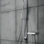 ΚΟΛΩΝΑ 120εκ. ΜΕ ΣΤΡΟΓΓ.ΚΕΦΑΛΗ Φ20 εκ. & ΤΗΛΕΦ.  CHROME