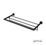 Ράφι για πετσέτες με πετσετοκρεμάστρα NEMOX Geesa Black Matt