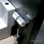 Χαρτοθήκη Διπλή με Κάλυμμα Langberger Chrome