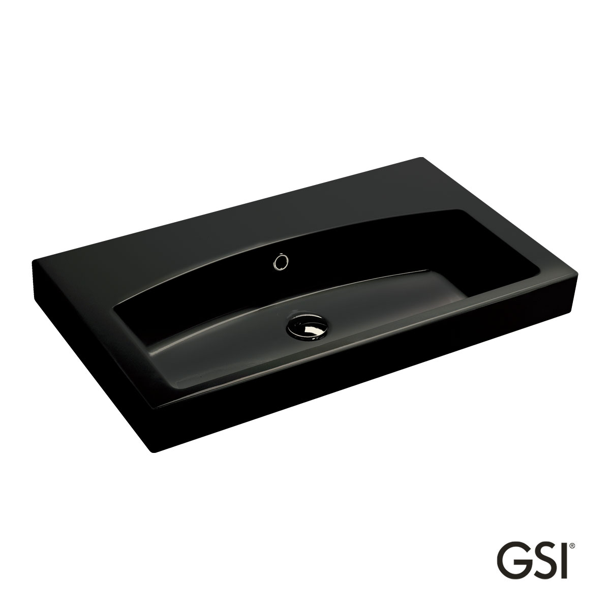 ΝΙΠΤΗΡΑΣ LOSANGA FLAT 75x42 ΝΙΠΤΗΡΑΣ LOSANGA FLAT 75x42,5 (1 οπή+2 προχ.) GSI BLACK - Image 1