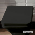 ΚΑΛΥΜΜΑ ΛΕΚ.BUTTERFLY SOFT CLOSE SCARABEO NIGHT (BLACK)/CHR