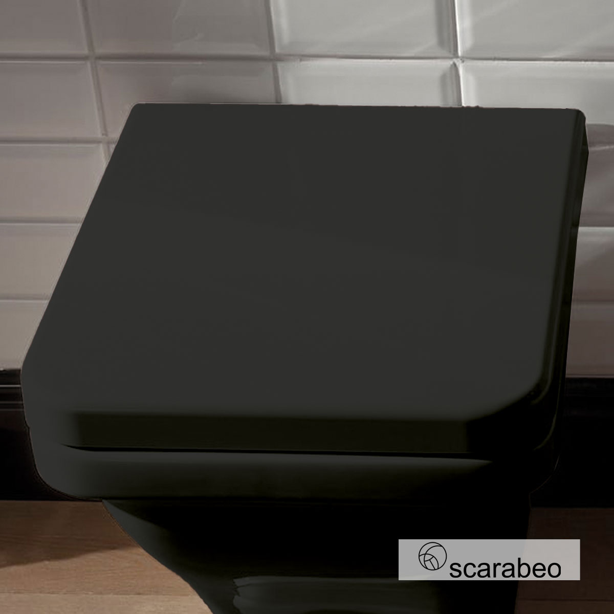 ΚΑΛΥΜΜΑ ΛΕΚ.BUTTERFLY SOFT CLOSE SCARABEO NIGHT (BLACK)/CHR ΚΑΛΥΜΜΑ ΛΕΚ.BUTTERFLY SOFT CLOSE SCARABEO NIGHT (BLACK)/CHR - Image 1