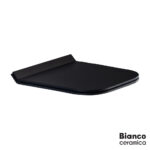 Κάλυμμα Λεκάνης ENZO Slim Slim Soft Close  Bianco Ceramica Black Matt