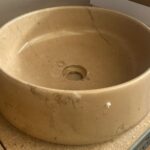 ΝΙΠΤΗΡΑΣ ΜΑΡΜΑΡΙΝΟΣ Φ42 H.14 FOSSIL DARK BEIGE