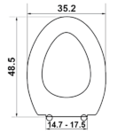 Κάλυμμα Λεκάνης Duroplast ELVIT 0009 Capri-Apollon - Image 2
