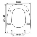 Κάλυμμα λεκάνης ELVIT 0074 ΑΔΩΝΙΣ Kerafina - Image 2