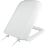 Κάλυμμα λεκάνης ELVIT 0174 CONCA-PELLA λευκό από βακελίτη με πλαστικά στηρίγματα