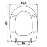 Κάλυμμα λεκάνης ELVIT 0225 APOLLO Ideal Standard - Image 2