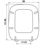 Κάλυμμα λεκάνης ELVIT 1248 OASI POZZI GINORI-RIO DOLOMITE - Image 2
