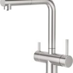 CREA Μπαταρία Κουζίνας 3 Δρόμων με Αποσπώμενο Τηλέφωνο & Ενσωματωμένο Φίλτρο Νερού