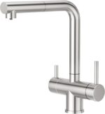 CREA Μπαταρία Κουζίνας 3 Δρόμων με Αποσπώμενο Τηλέφωνο & Ενσωματωμένο Φίλτρο Νερού