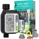 Αυτόματος Προγραμματιστής Ποτίσματος Μπαταρίας με Ψηφιακή Οθόνη & Αισθητήρα Βροχής (Μονός, Μαύρος)
