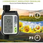 Αυτόματος Προγραμματιστής Ποτίσματος Μπαταρίας με Ψηφιακή Οθόνη & Αισθητήρα Βροχής (Μονός, Μαύρος) - Image 6